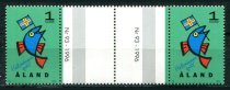 Åland Afa 107 Postfrisk Gutterpar