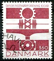 Danmark Afa 1013 Stemplet