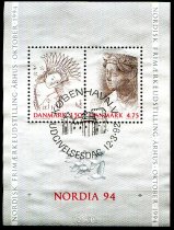 Danmark Afa 1011 - 12 Stemplet Miniark