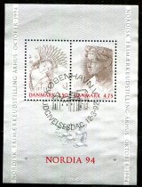 Danmark Afa 1011 - 12 Stemplet Miniark