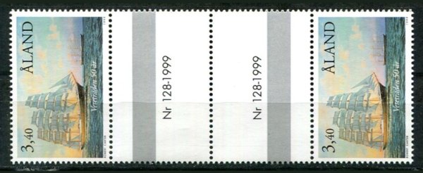 Åland Afa 155 Postfrisk Gutterpar