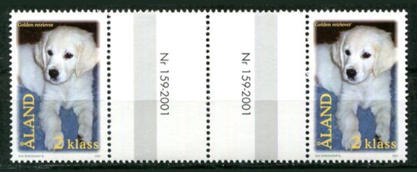 Åland Afa 195 Postfrisk Gutterpar
