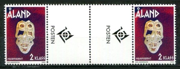 Åland Afa 211 Postfrisk Gutterpar