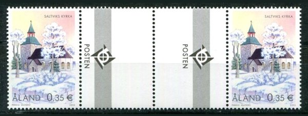 Åland Afa 212 Postfrisk Gutterpar