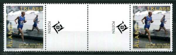 Åland Afa 213 Postfrisk Gutterpar