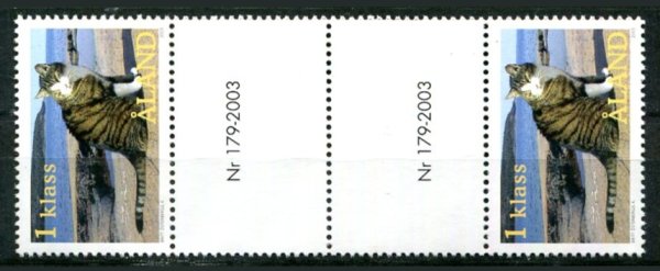 Åland Afa 223 Postfrisk Gutterpar