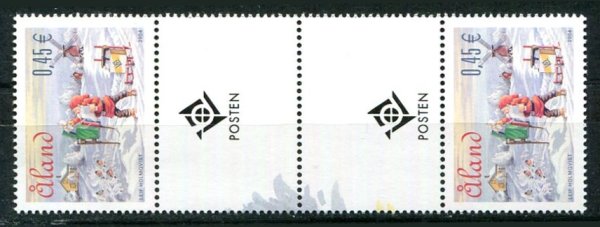 Åland Afa 243 Postfrisk Gutterpar