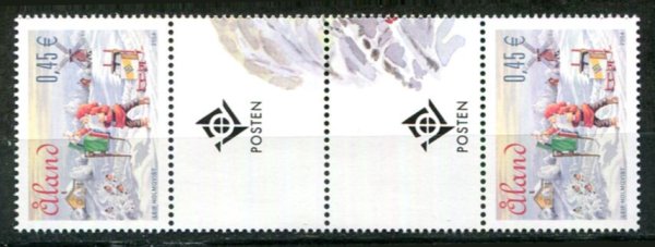 Åland Afa 243 Postfrisk Gutterpar