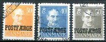 Danmark Afa 29 - 31 Stemplet Postfærge