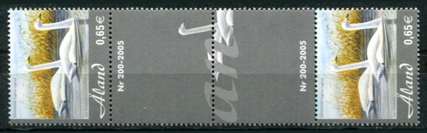 Åland Afa 245 Postfrisk Gutterpar