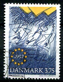 Danmark Afa 1027 Stemplet