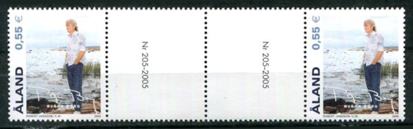 Åland Afa 254 Postfrisk Gutterpar