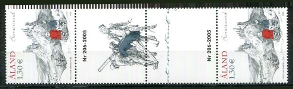 Åland Afa 254 Postfrisk Gutterpar