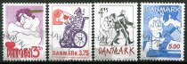 Danmark Afa 1028 - 31 Stemplet