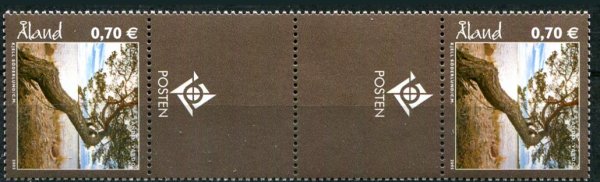 Åland Afa 256 Postfrisk Gutterpar