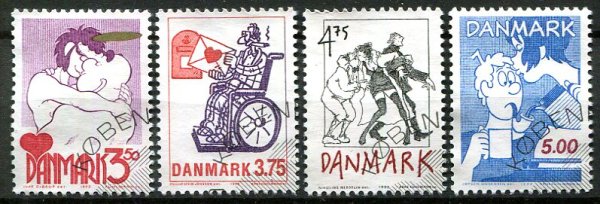 Danmark Afa 1028 Stemplet
