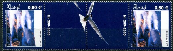 Åland Afa 257 Postfrisk Gutterpar