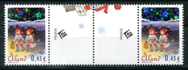 Åland Afa 258 Postfrisk Gutterpar