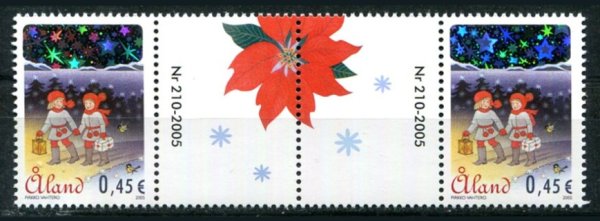 Åland Afa 258 Postfrisk Gutterpar