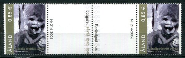 Åland Afa 262 Postfrisk Gutterpar