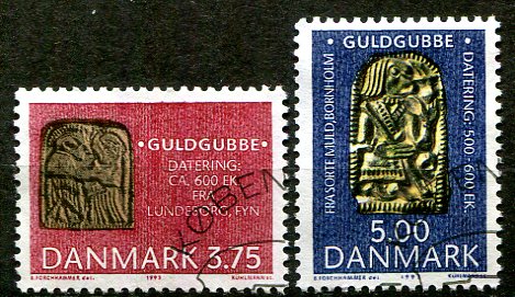 Danmark Afa 1035 - 36 Stemplet