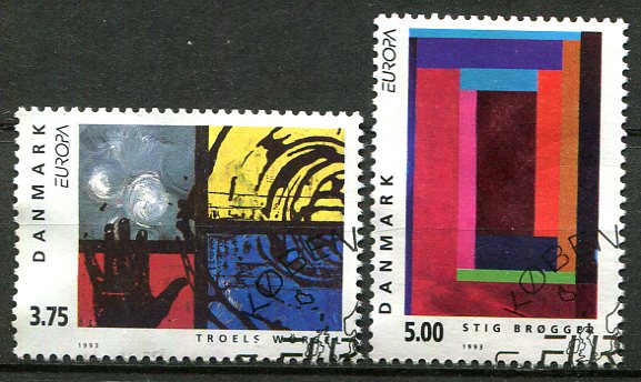 Danmark Afa 1041 - 42 Stemplet