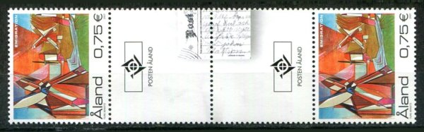 Åland Afa 286 Postfrisk Gutterpar