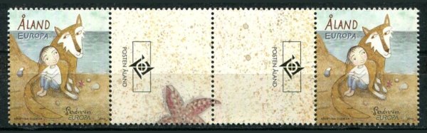 Åland Afa 324 Postfrisk Gutterpar