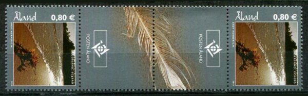 Åland Afa 334 Postfrisk Gutterpar
