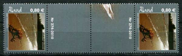 Åland Afa 334 Postfrisk Gutterpar