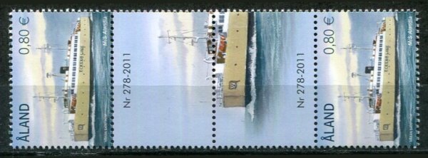 Åland Afa 337 Postfrisk Gutterpar