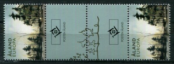 Åland Afa 341 Postfrisk Gutterpar
