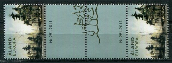 Åland Afa 341 Postfrisk Gutterpar