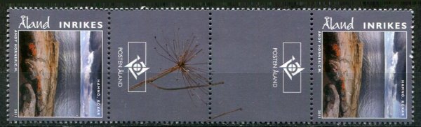 Åland Afa 350 Postfrisk Gutterpar