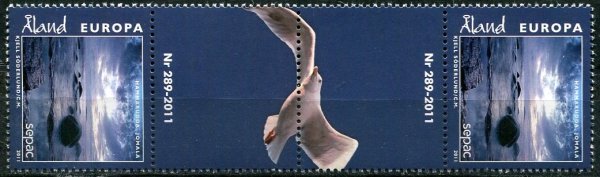 Åland Afa 351 Postfrisk Gutterpar