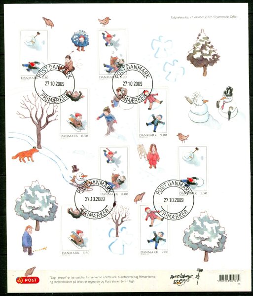 Danmark Afa T 01 Stemplet Temaark