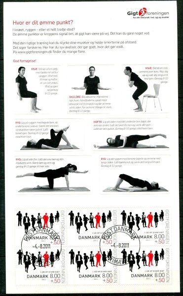 Danmark Afa T 13 Stemplet Temaark