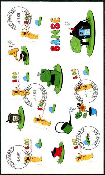 Danmark Afa T 10 Stemplet Temaark