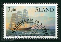 Åland Afa 155 Stemplet
