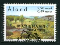 Åland Afa 157 Stemplet