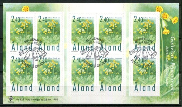 Åland Afa 156 Stemplet Hæfte