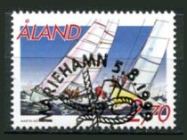 Åland Afa 158 Stemplet