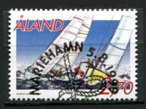 Åland Afa 158 Stemplet