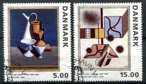 Danmark Afa 1057 - 58 Stemplet