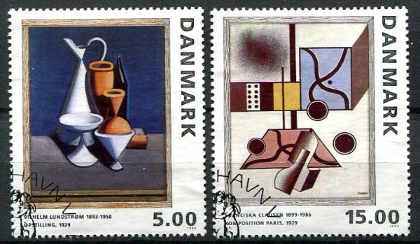 Danmark Afa 1057 - 58 Stemplet