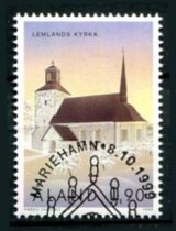 Åland Afa 162 Stemplet