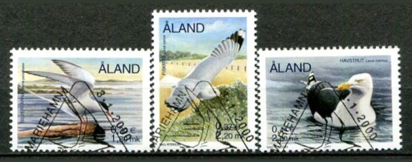 Åland Afa 168 - 70 Stemplet