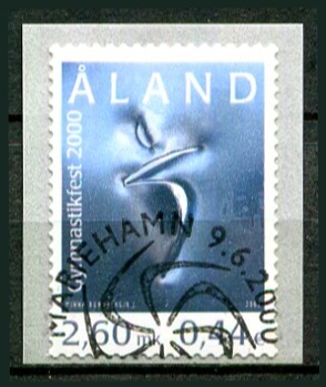 Åland Afa 176 Stemplet