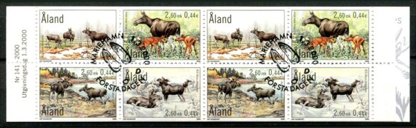 Åland Afa 171 - 74 Stemplet Hæfte