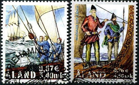 Åland Afa 177 - 78 Stemplet